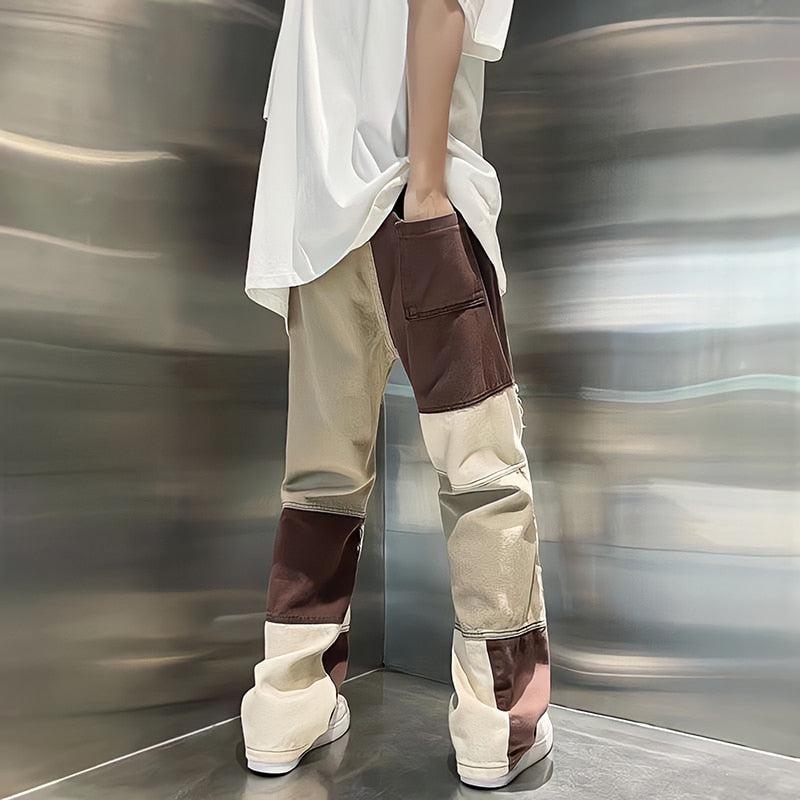 Stylish Work Outfits, Outfit Summer Ideas Y2K Patchwork Pants Stylish Work Outfits, Outfit Summer Ideas Y2K Patchwork Pants