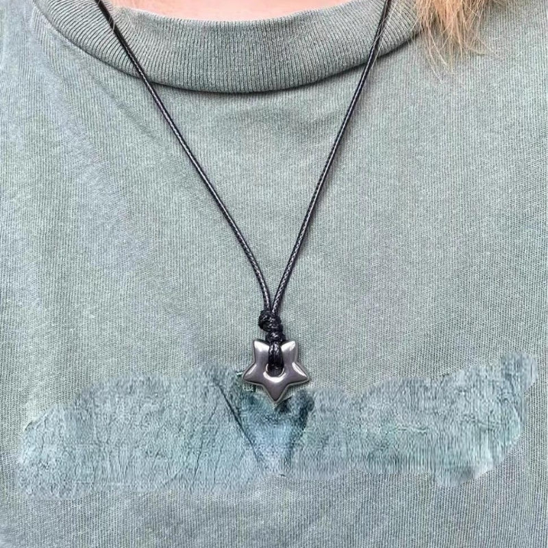 Stylish Work Outfits, Outfit Summer Ideas Y2K Star Cord Necklace Stylish Work Outfits, Outfit Summer Ideas Y2K Star Cord Necklace