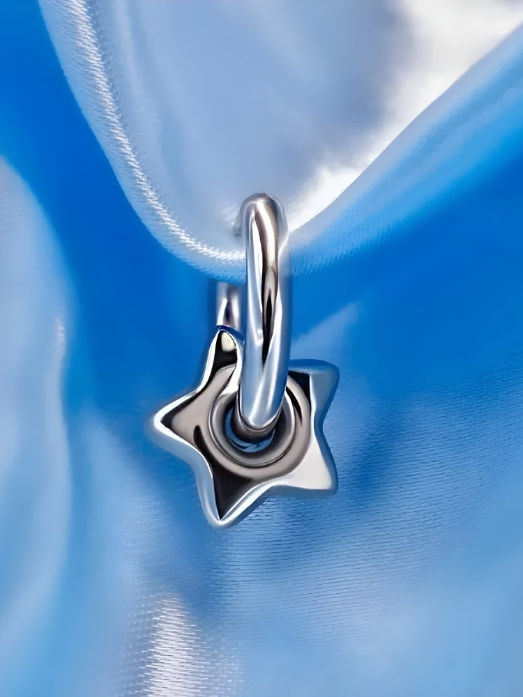 Stylish Work Outfits, Outfit Summer Ideas Y2K Star Heart Hoop Earrings