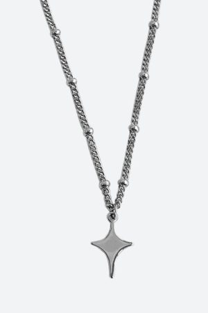 Stylish Work Outfits, Outfit Summer Ideas Y2K Star Silver Necklace