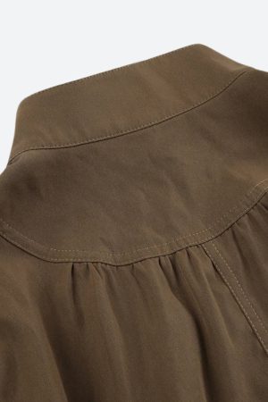 Stylish Work Outfits, Outfit Summer Ideas Y2K Zip-Up Jacket