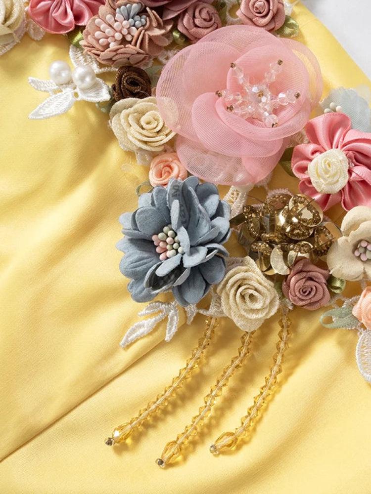 Stylish Work Outfits, Outfit Summer Ideas Yellow Corset Top Stylish Work Outfits, Outfit Summer Ideas Yellow Corset Top