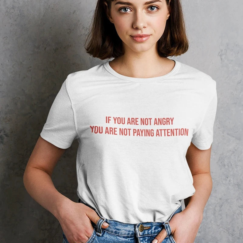 Stylish Work Outfits, Outfit Summer Ideas You Are Not Paying Attention Tee