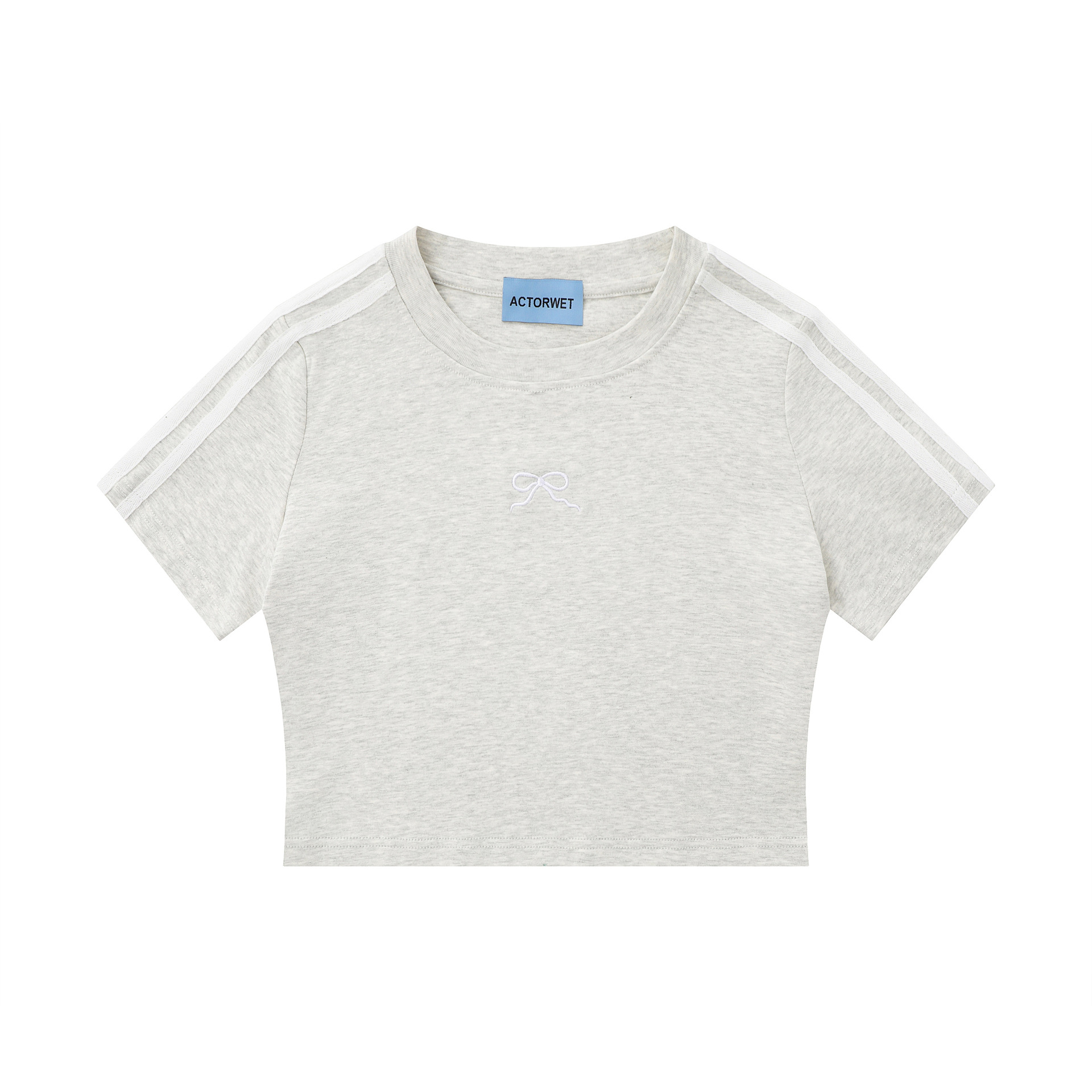 Summer Slim Fit Cropped T-Shirt for Women, Flattering Short Sleeve Design, Perfect for Petite Figures