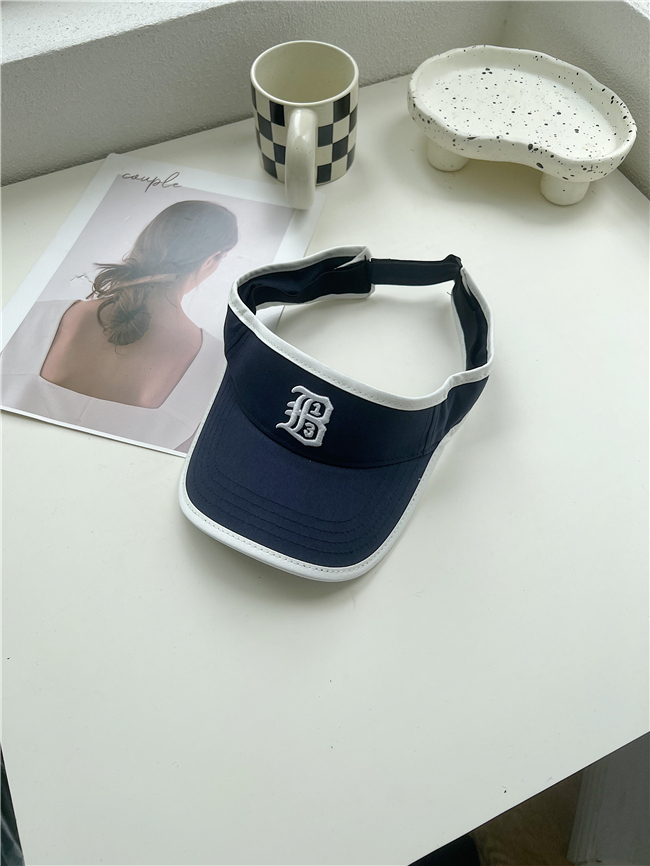 Summer Three-Dimensional Embroidered Cap for Women - Trendy No-Top Duckbill Hat for Casual Outdoor Cycling and Sports