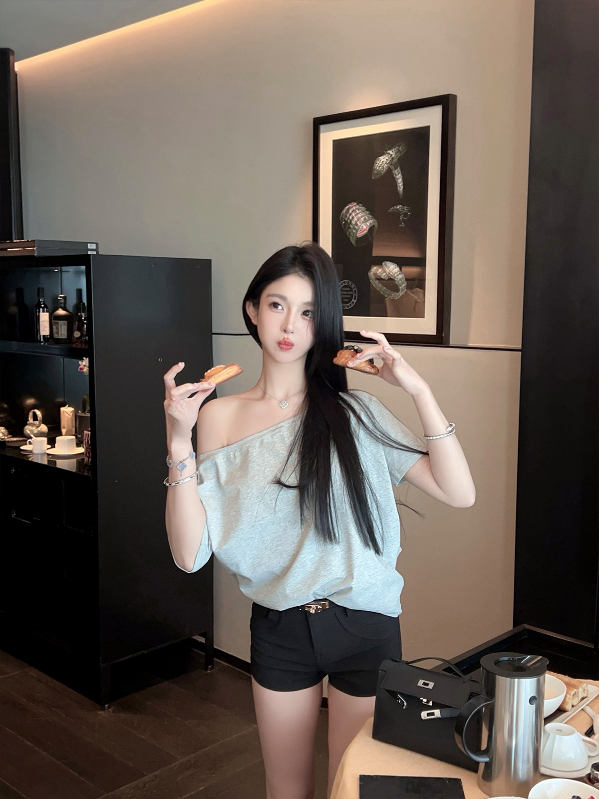 Summer White Bodycon Casual High Waist Shorts for Women - Petite Fit with Belt - Trendy Hot Pants for Effortless Style Summer White Bodycon Casual High Waist Shorts for Women - Petite Fit with Belt - Trendy Hot Pants for Effortless Style