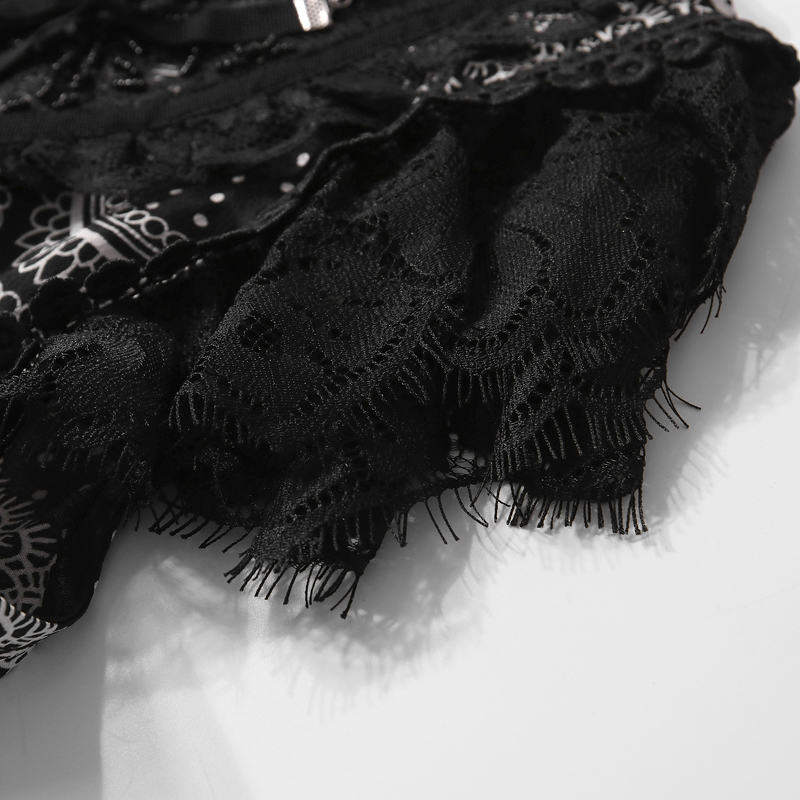 Summer Women's Elegant Stand Collar Lace Dress with Beaded Details - Fantasy Europe Station Style