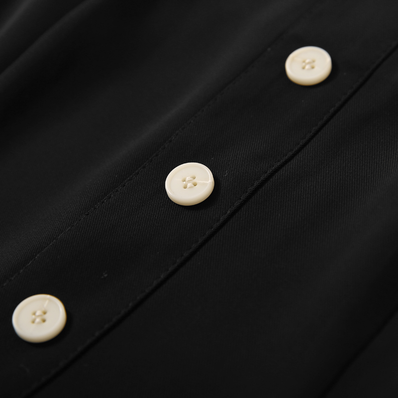 Summer Women's Square Neck Color-Block Lantern Sleeve Waist-Defining Commuter Dress - Elegant European Style