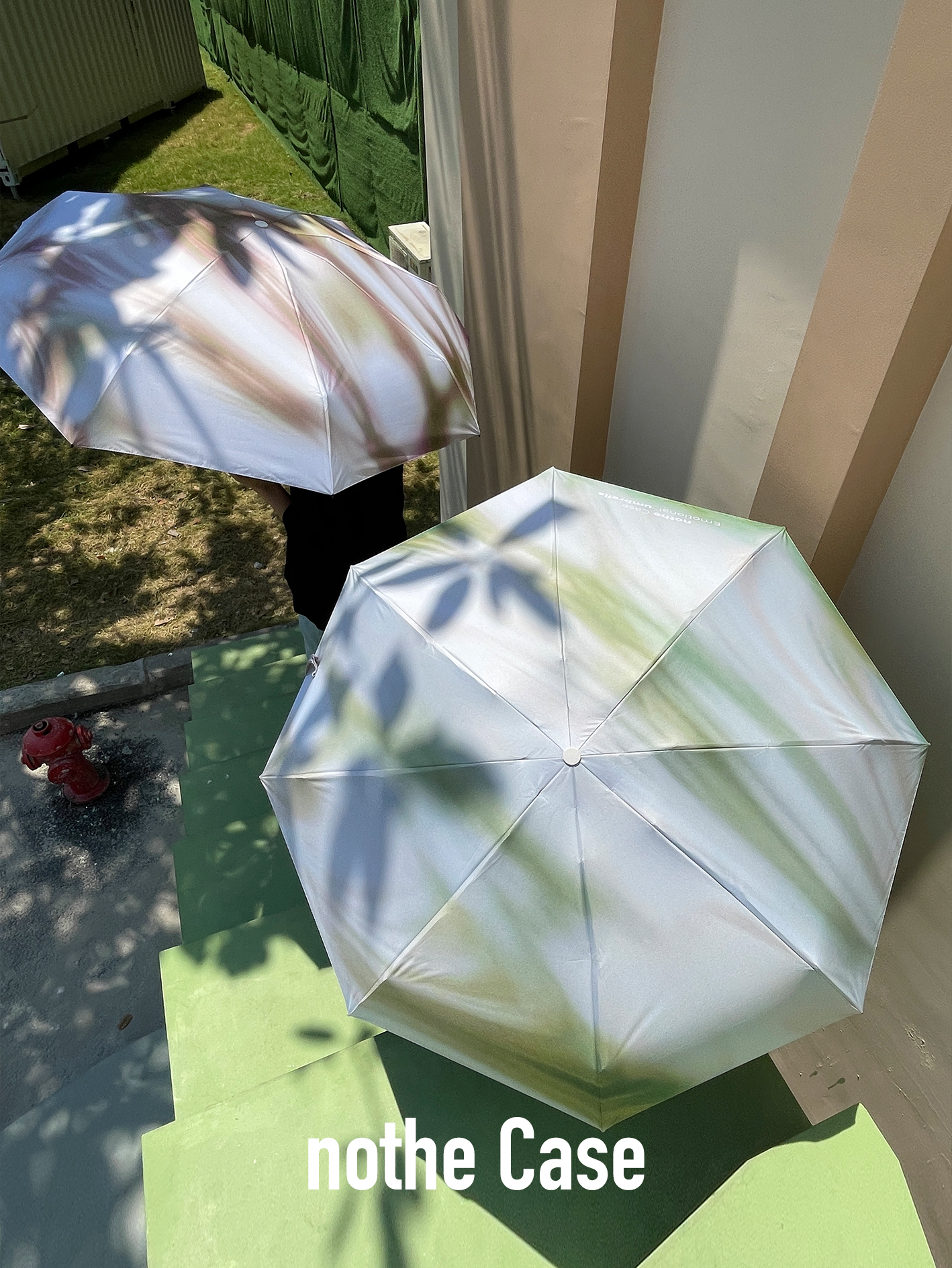 Sunny Sequence Clear Vinyl Folding Umbrella - Black Rain and UV Sunshade for Summer Style Sunny Sequence Clear Vinyl Folding Umbrella - Black Rain and UV Sunshade for Summer Style