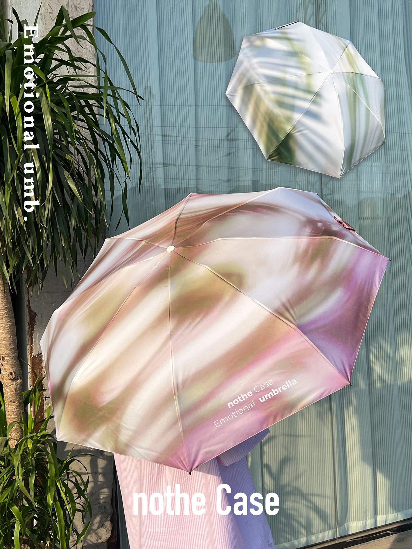 Sunny Sequence Clear Vinyl Folding Umbrella - Black Rain and UV Sunshade for Summer Style Sunny Sequence Clear Vinyl Folding Umbrella - Black Rain and UV Sunshade for Summer Style