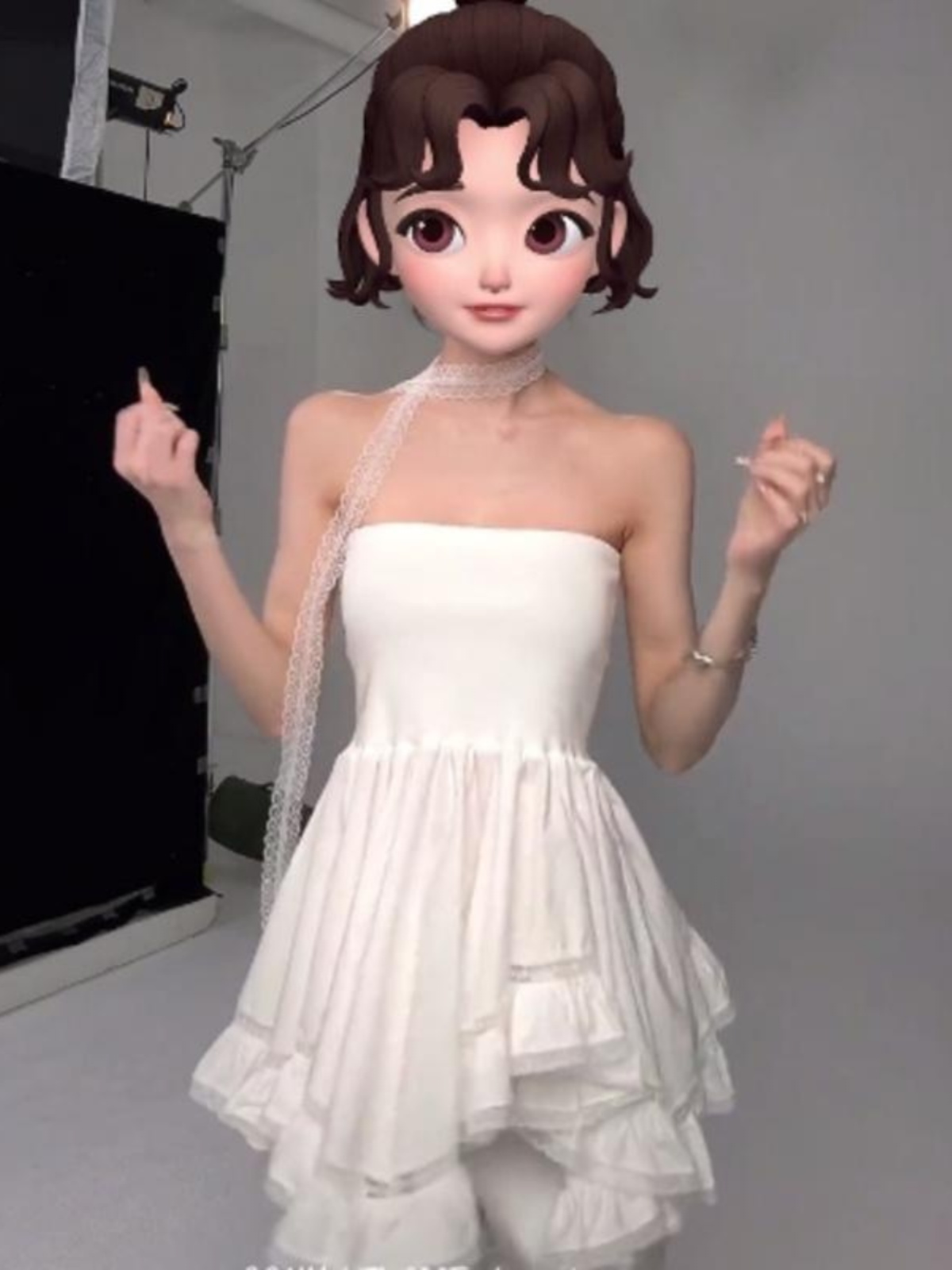 Sweet and Spicy Irregular Strapless Dress for Women – Lace Fitted Short A-Line Dress, Spring Summer 90s Inspired Style Sweet and Spicy Irregular Strapless Dress for Women – Lace Fitted Short A-Line Dress, Spring Summer 90s Inspired Style