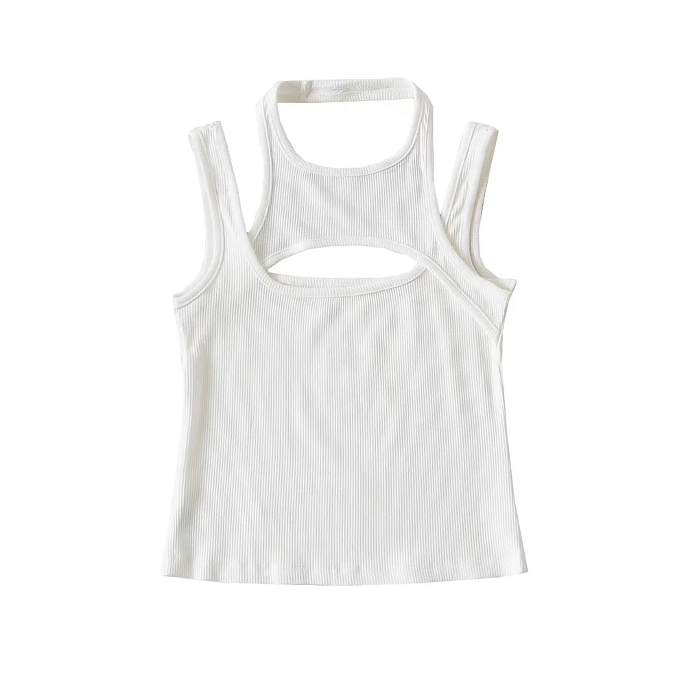 Sweet and Spicy Two-Piece Off-Shoulder Camisole Slim Fit Sexy Layering Top with Beautiful Back - Y2K Inspired Fashion