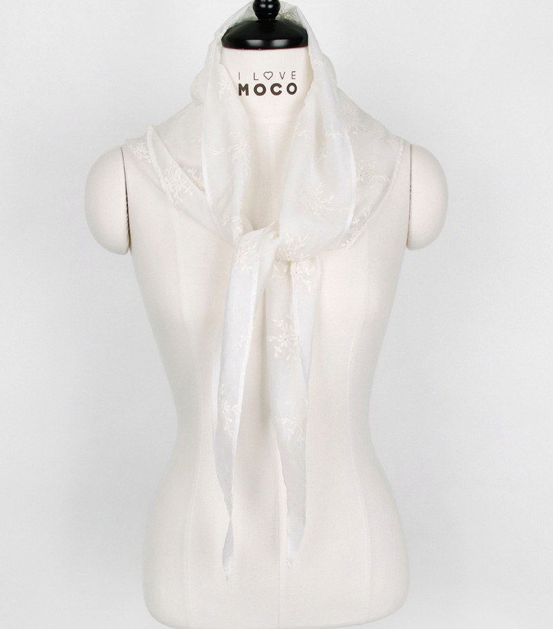 Sweet Lace Sheer Mesh Multifunctional Square Towel - Korean Style Accessory for 90s-Inspired Fashion and Y2K Aesthetic