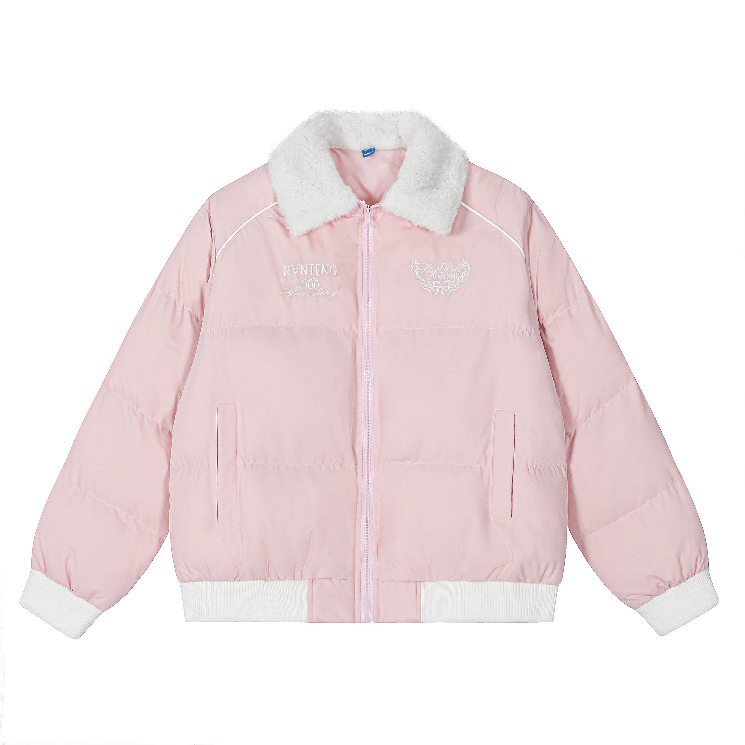 Sweet Soft Plush Collar Cotton Jacket for Women, Thickened Short Winter Coat, Loose Age-Reducing Outerwear, Casual Fashion Layering Piece