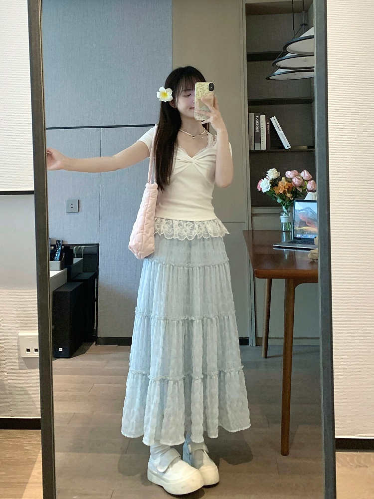 Sweet Spring Summer Short Sleeve Fake Two-Piece T-Shirt Top for Women - Sexy Unique Design, Perfect for Hot Girl Style Sweet Spring Summer Short Sleeve Fake Two-Piece T-Shirt Top for Women - Sexy Unique Design, Perfect for Hot Girl Style