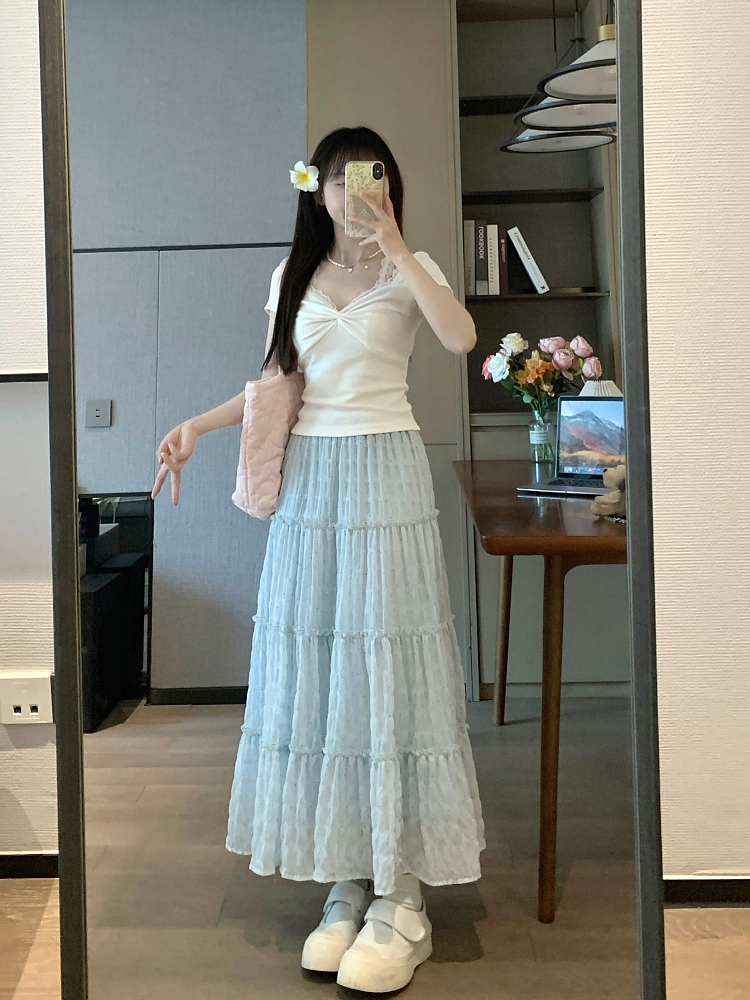 Sweet Spring Summer Short Sleeve Fake Two-Piece T-Shirt Top for Women - Sexy Unique Design, Perfect for Hot Girl Style Sweet Spring Summer Short Sleeve Fake Two-Piece T-Shirt Top for Women - Sexy Unique Design, Perfect for Hot Girl Style