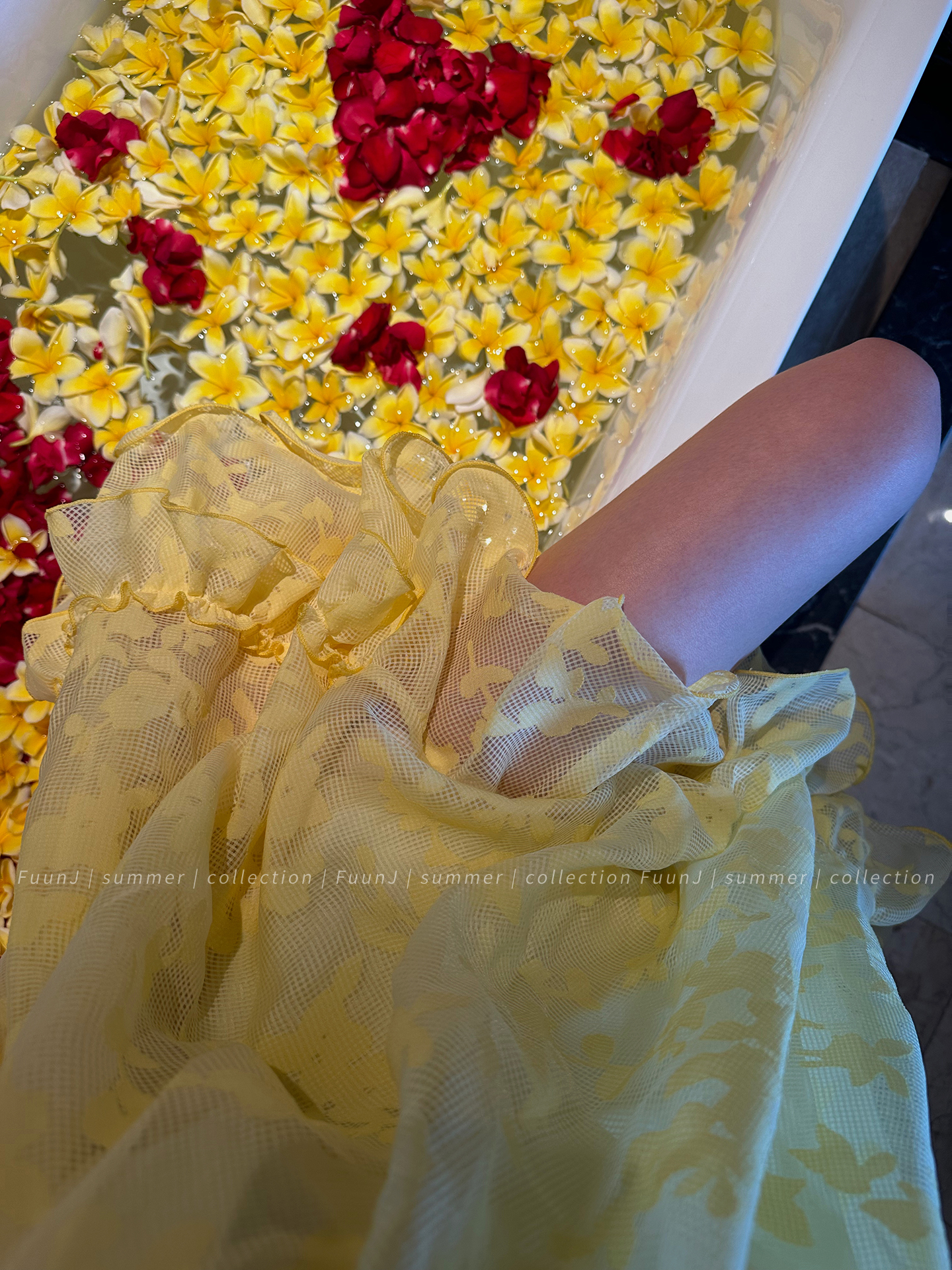 Sweetheart Yellow Jacquard Asymmetrical Shoulder Strap Dress with Ruffle A-Line Short Skirt for Women - Y2K Fashion Style Sweetheart Yellow Jacquard Asymmetrical Shoulder Strap Dress with Ruffle A-Line Short Skirt for Women - Y2K Fashion Style