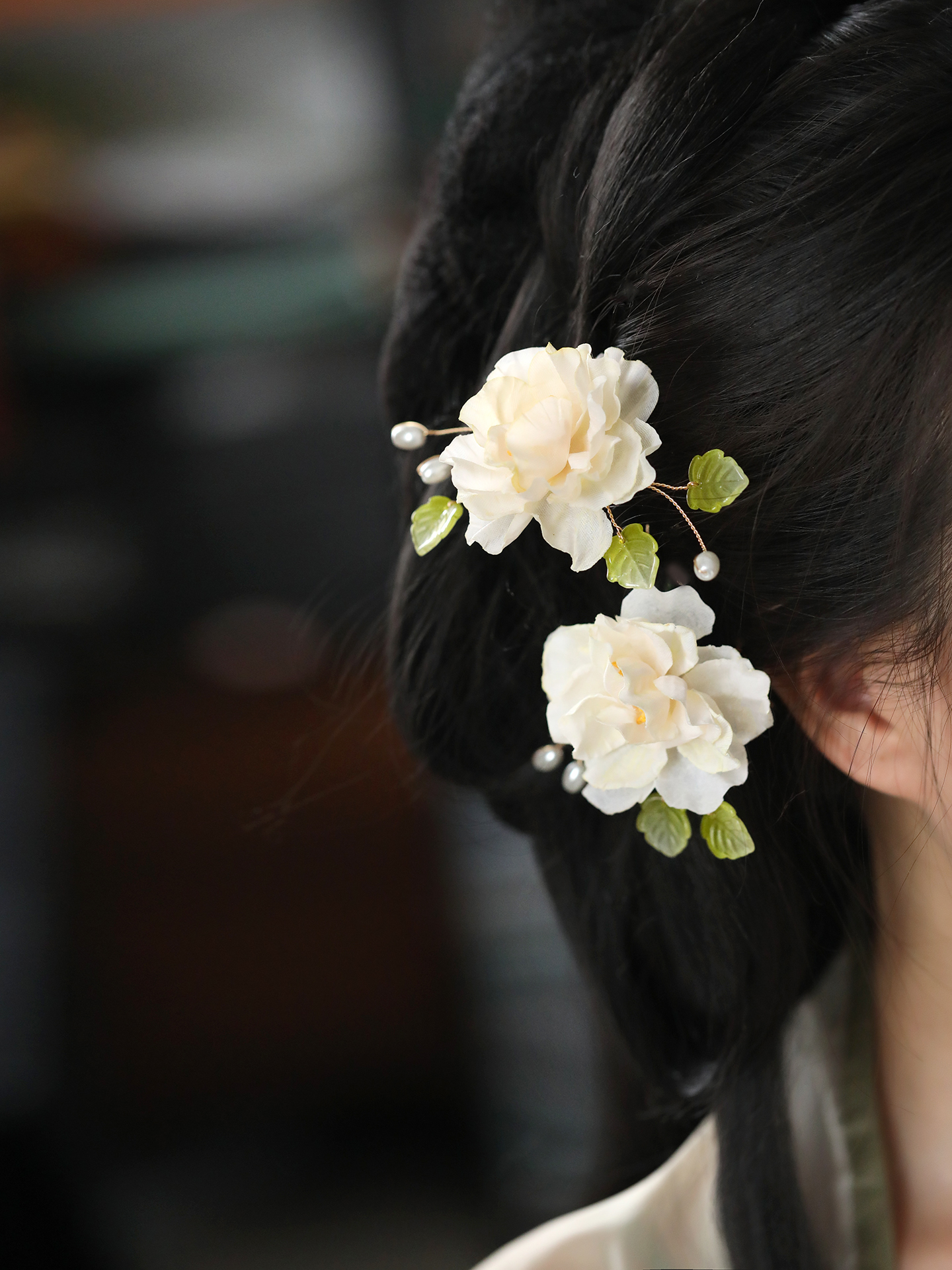 Tang Dynasty Style Hairpin Clip for Women - High-End Floral Hanfu Hair Accessory, Ancient Costume Decoration 2025 Tang Dynasty Style Hairpin Clip for Women - High-End Floral Hanfu Hair Accessory, Ancient Costume Decoration 2025