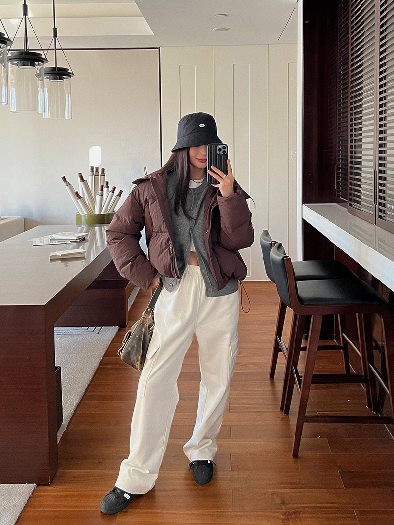 Thick Hooded Asymmetrical Coat for Women - Casual Winter Cotton Jacket, Warm and Stylish Outerwear for Everyday Wear Thick Hooded Asymmetrical Coat for Women - Casual Winter Cotton Jacket, Warm and Stylish Outerwear for Everyday Wear