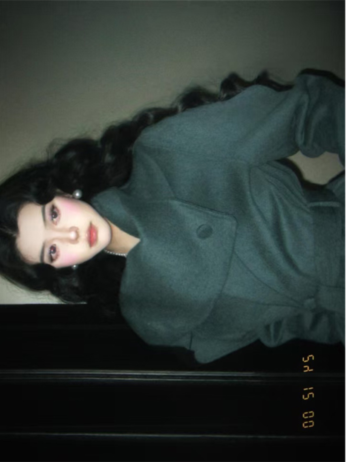 Thigh-Length Double-Sided Wool Coat with Scarf Collar – Trendy High-End Mid-Length Fashion Outerwear Thigh-Length Double-Sided Wool Coat with Scarf Collar – Trendy High-End Mid-Length Fashion Outerwear