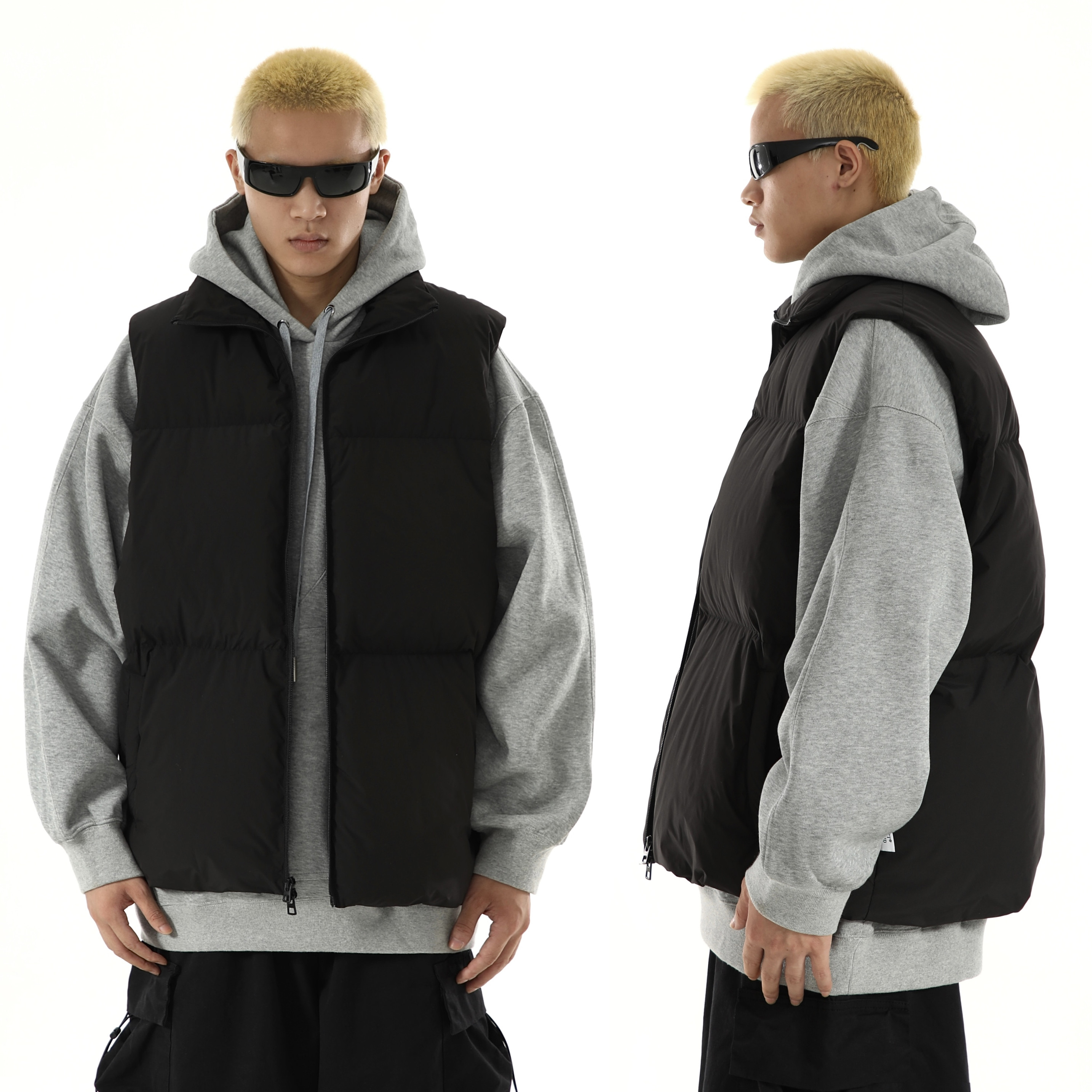 Trendy American Style Cotton Vest for Men - Retro Winter Japanese Fashion, Simple & Versatile Layering Essential