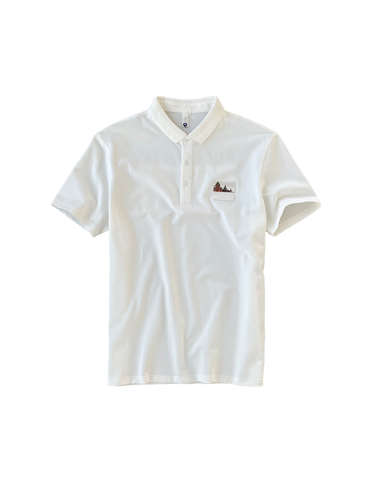 Trendy American-Style Patch Printed Casual Short-Sleeve T-Shirt for Men - Versatile Summer Fashion Polo Top Trendy American-Style Patch Printed Casual Short-Sleeve T-Shirt for Men - Versatile Summer Fashion Polo Top