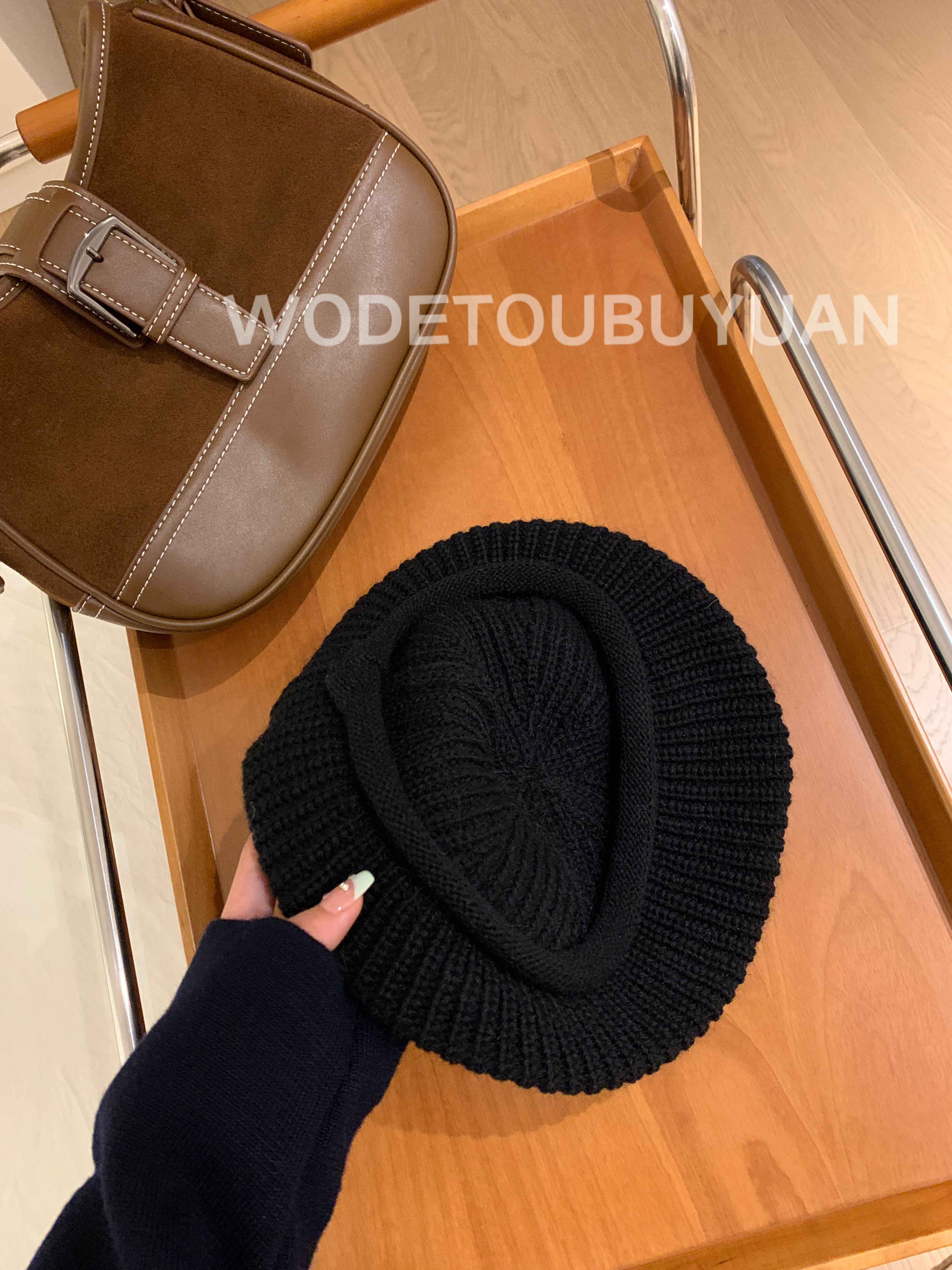 Trendy Korean Style Knitted Beret Hat for Women - Fashionable Versatile Wool Painter's Hat for Autumn and Winter Trendy Korean Style Knitted Beret Hat for Women - Fashionable Versatile Wool Painter's Hat for Autumn and Winter