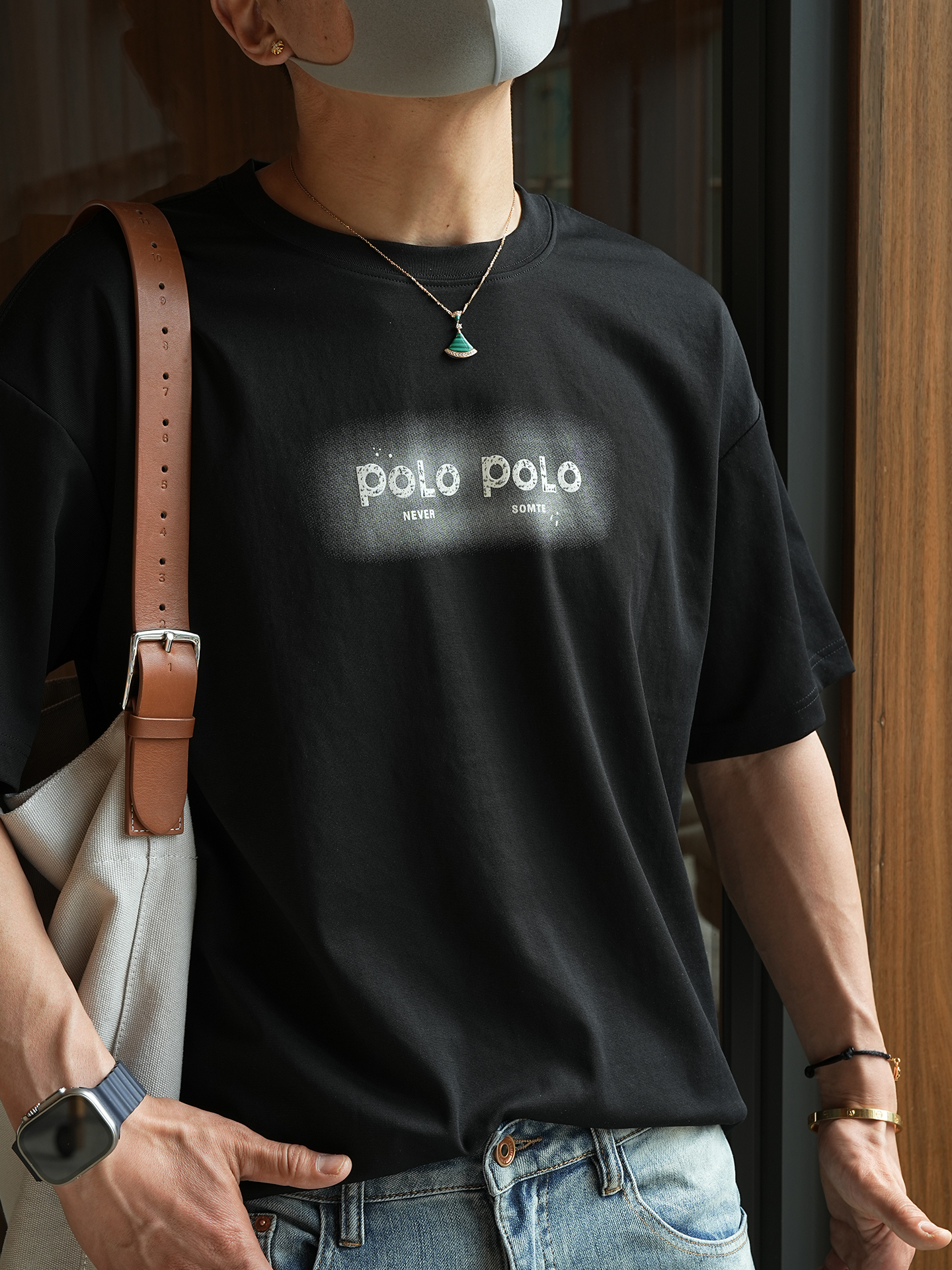 Trendy Matte Letter Print Short-Sleeve T-Shirt for Men - Summer Fashion, Casual Couple Style, Versatile Everyday Tee Trendy Matte Letter Print Short-Sleeve T-Shirt for Men - Summer Fashion, Casual Couple Style, Versatile Everyday Tee