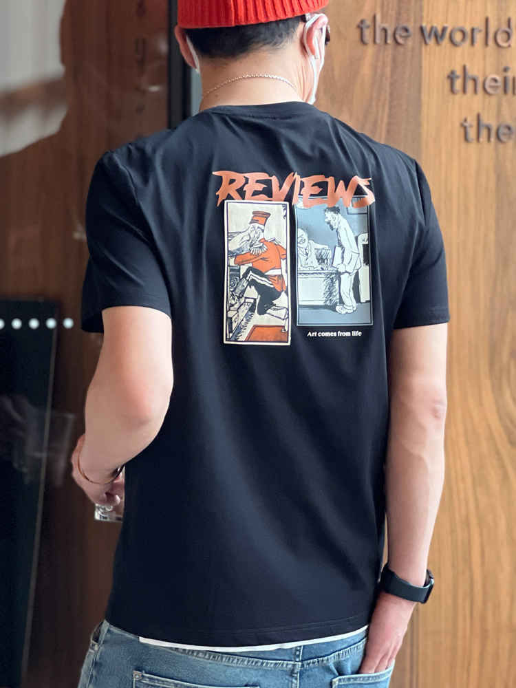 Trendy Men's Short-Sleeve T-Shirt - Summer Cool Slim-Fit Basic Tee in Harbor Style - Versatile Half-Sleeve Fashion Top Trendy Men's Short-Sleeve T-Shirt - Summer Cool Slim-Fit Basic Tee in Harbor Style - Versatile Half-Sleeve Fashion Top