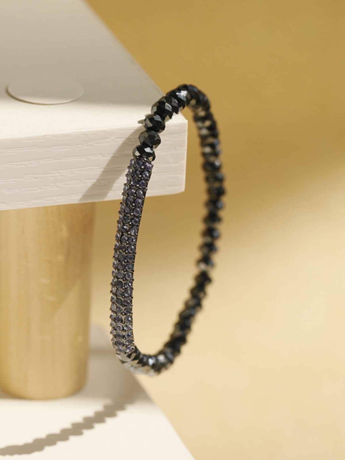 Trendy Personalized Full Diamond Elastic Women's Bracelet Bangle - Versatile Gift for Friends, Gatherings, and Dates Trendy Personalized Full Diamond Elastic Women's Bracelet Bangle - Versatile Gift for Friends, Gatherings, and Dates