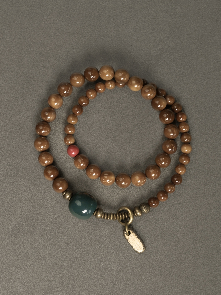 Trendy Retro Double Circle Cook Beads Bracelet for Women and Men, Personalized Ethnic Style, Versatile Fashion Accessory Trendy Retro Double Circle Cook Beads Bracelet for Women and Men, Personalized Ethnic Style, Versatile Fashion Accessory