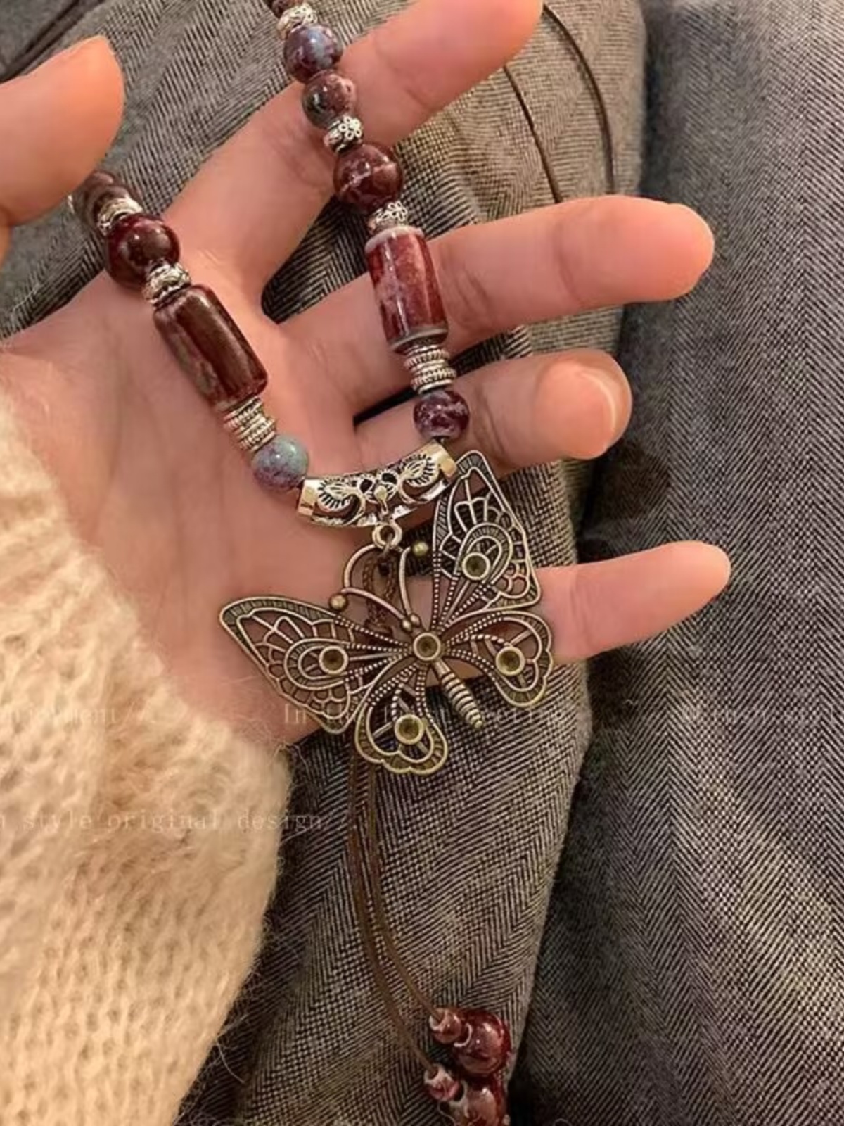 Trendy Soul Collision Necklace Pendant - Simple Single Loop Sweater Chain for Fashion-Forward Looks Trendy Soul Collision Necklace Pendant - Simple Single Loop Sweater Chain for Fashion-Forward Looks