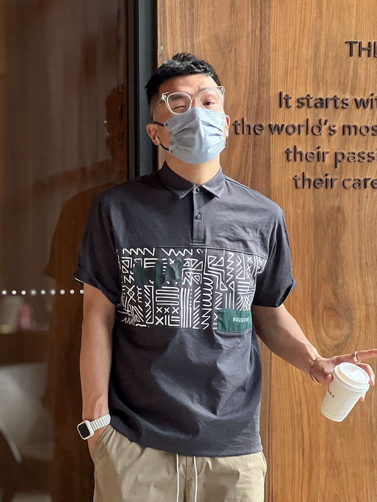 Trendy Spliced Collar Short-Sleeve Polo Shirt for Men - Casual Oxford Linen Summer Style, High Street Fashion Trendy Spliced Collar Short-Sleeve Polo Shirt for Men - Casual Oxford Linen Summer Style, High Street Fashion