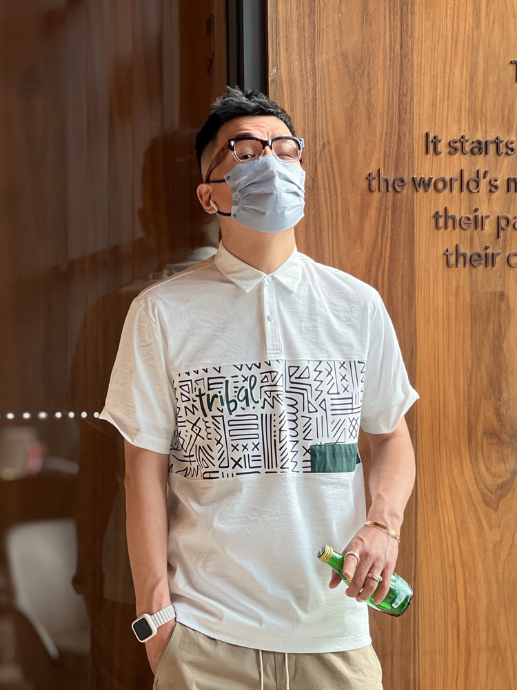 Trendy Spliced Collar Short-Sleeve Polo Shirt for Men - Casual Oxford Linen Summer Style, High Street Fashion Trendy Spliced Collar Short-Sleeve Polo Shirt for Men - Casual Oxford Linen Summer Style, High Street Fashion