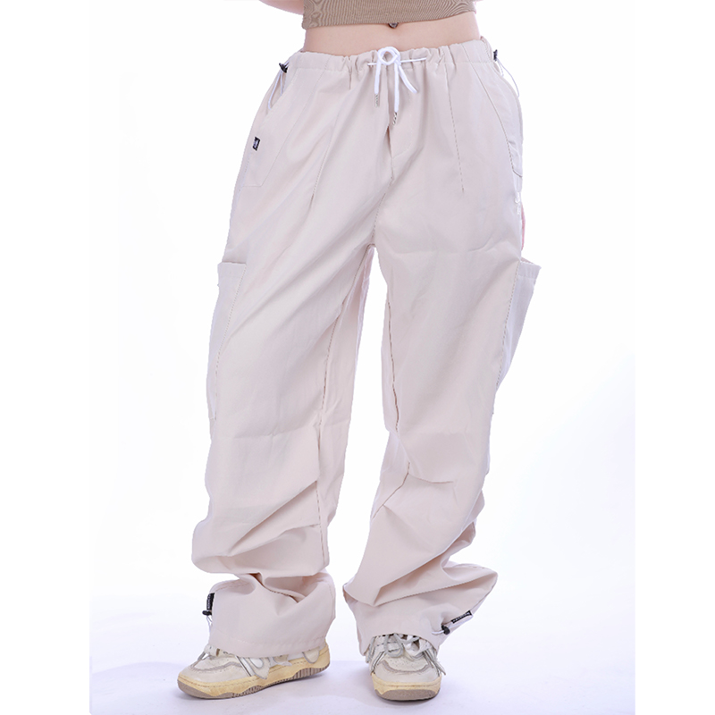 Trendy Street Dance Parachute Cargo Pants for Hip-Hop Style, American Sports Vibe, Perfect for Urban Fashion and Dance Enthusiasts Trendy Street Dance Parachute Cargo Pants for Hip-Hop Style, American Sports Vibe, Perfect for Urban Fashion and Dance Enthusiasts