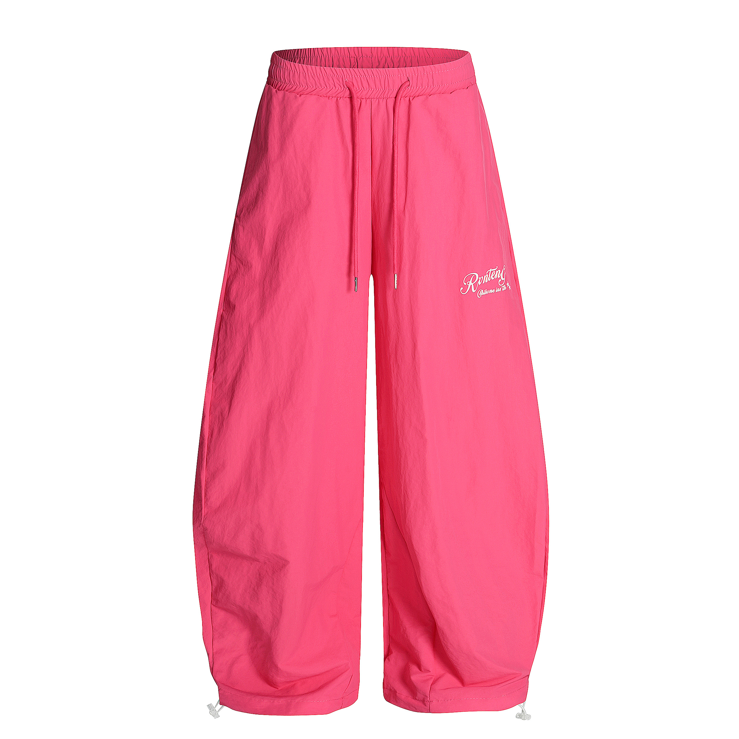 Trendy Summer Wide-Leg Tapered Pants for Hot Girls - Casual Quick-Dry Curved Knife Design for Street Dance Style