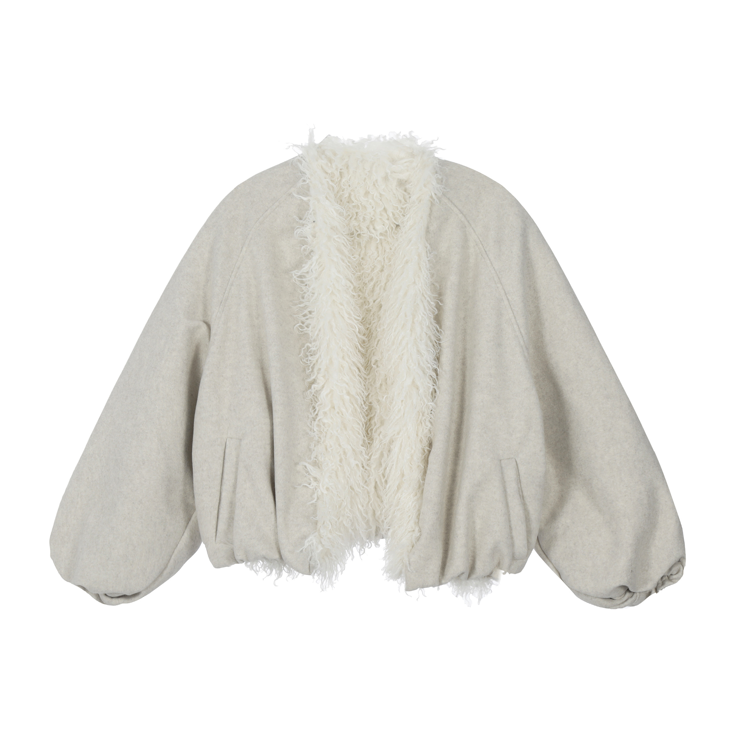 Trendy Winter Spicy Girl Fur Collar Spliced Cotton Coat - Loose Fit Thick Warm Outerwear for Stylish Comfort