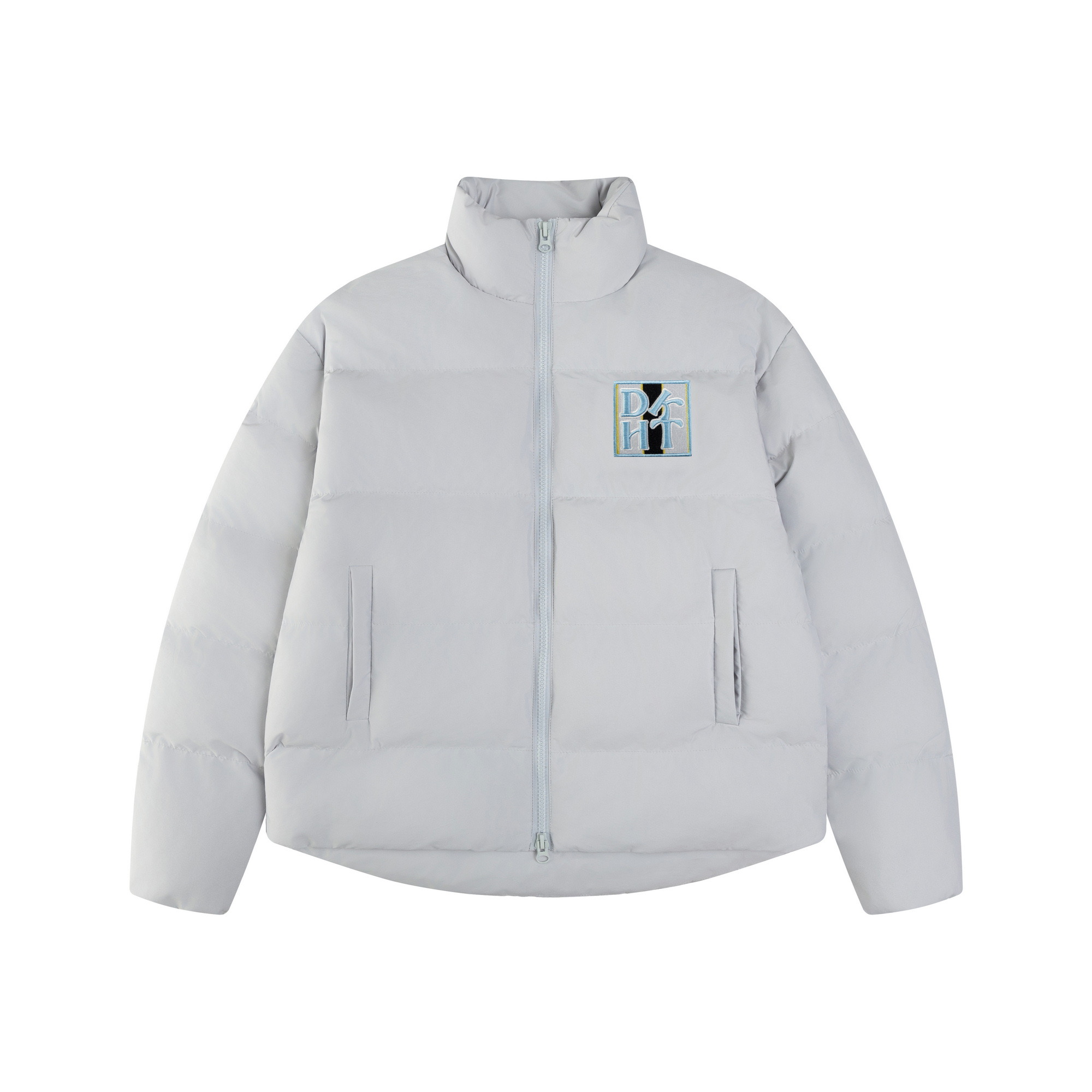 Trendy Winter Velcro Letter Cotton Jacket - Thick Warm Loose Bread Coat for Casual Style Trendy Winter Velcro Letter Cotton Jacket - Thick Warm Loose Bread Coat for Casual Style