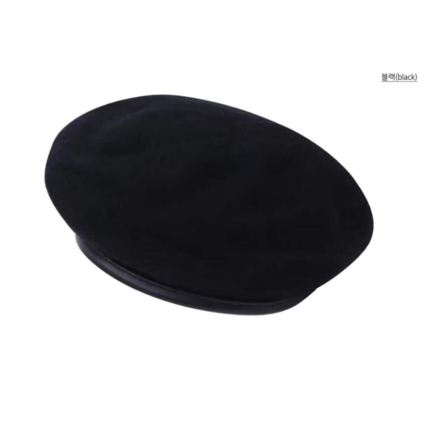 Trendy Wool Painter's Hat - Authentic Korean Style, High-Quality Craftsmanship, Fashionable and Stylish Accessory