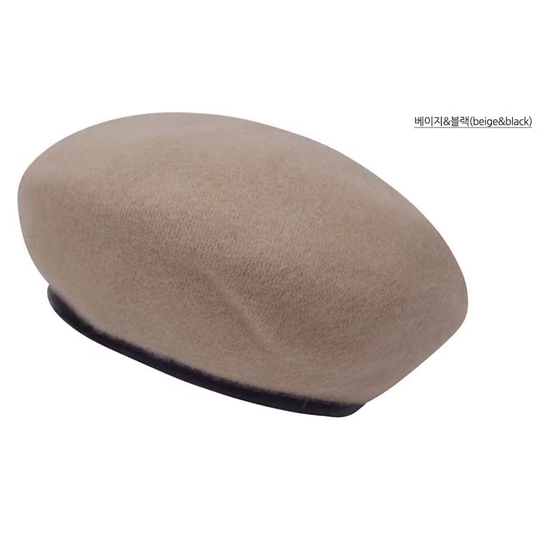 Trendy Wool Painter's Hat - Authentic Korean Style, High-Quality Craftsmanship, Fashionable and Stylish Accessory Trendy Wool Painter's Hat - Authentic Korean Style, High-Quality Craftsmanship, Fashionable and Stylish Accessory