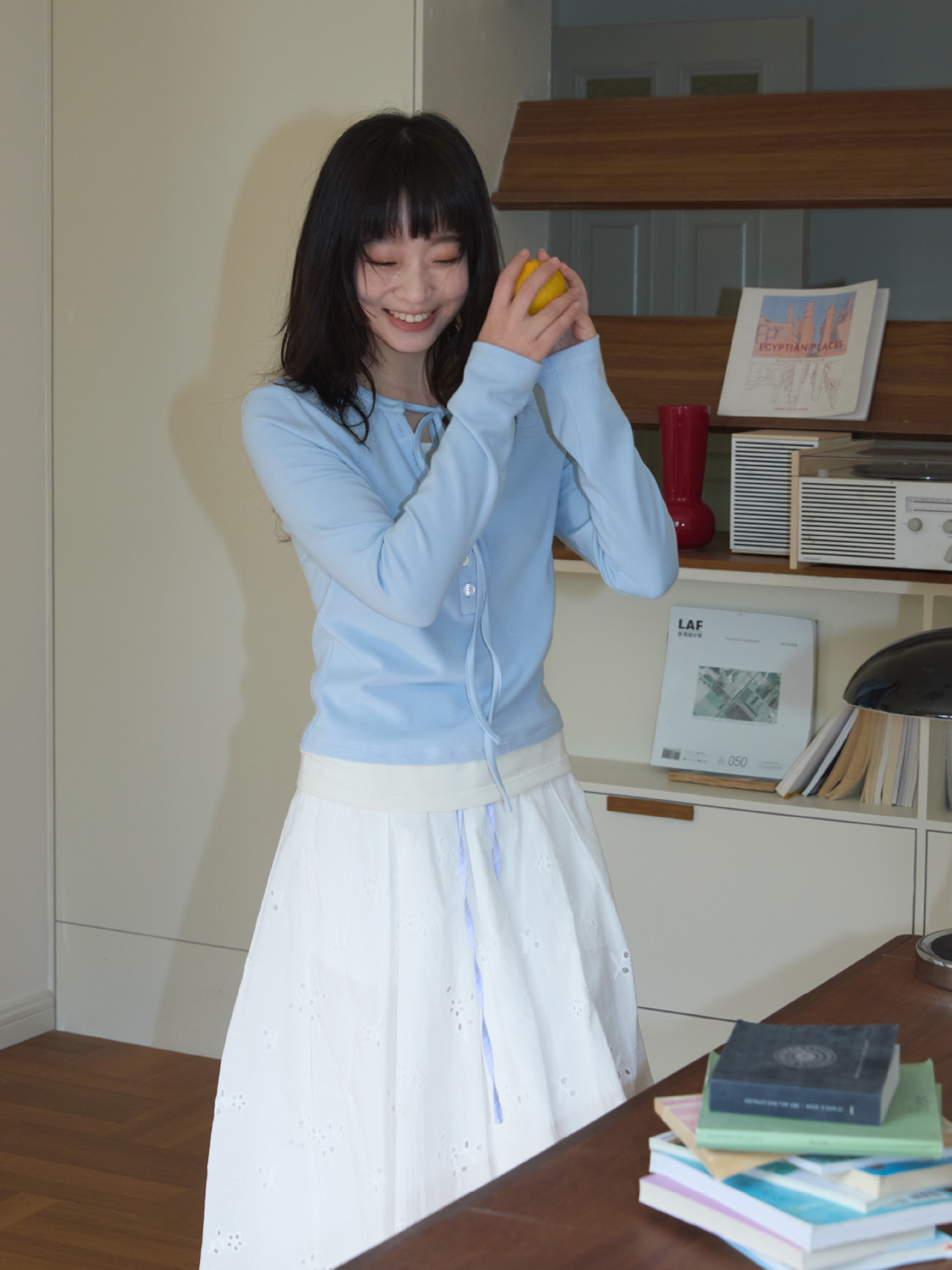 Two-Piece Lace-Up Top with Fitted Long Sleeve T-Shirt - Trendy Y2K Style Layered Look