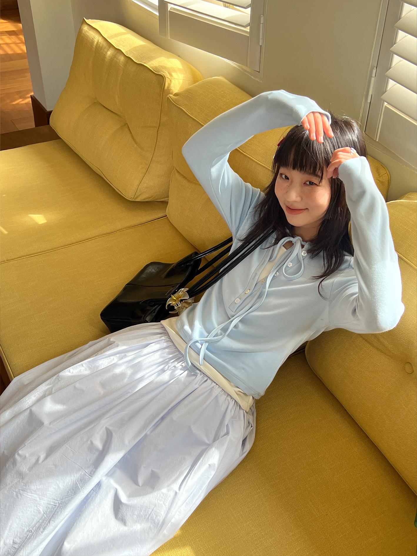 Two-Piece Lace-Up Top with Fitted Long Sleeve T-Shirt - Trendy Y2K Style Layered Look Two-Piece Lace-Up Top with Fitted Long Sleeve T-Shirt - Trendy Y2K Style Layered Look