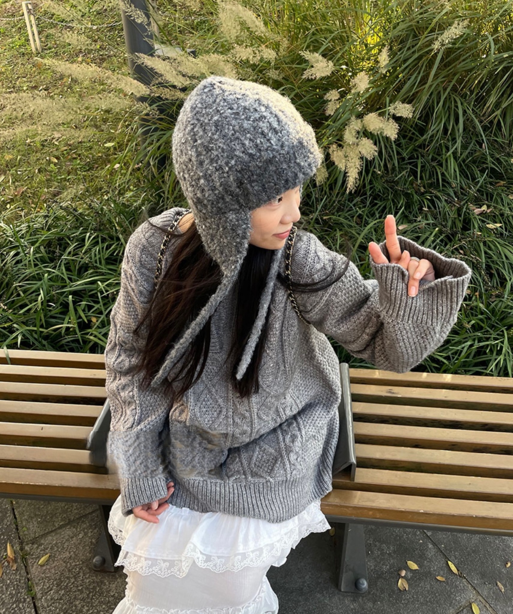 Unique Korean Retro Polka Dot Knitted Flying Hat - Cute Casual Warm Ear Protection, Versatile Mixed Color Design Unique Korean Retro Polka Dot Knitted Flying Hat - Cute Casual Warm Ear Protection, Versatile Mixed Color Design