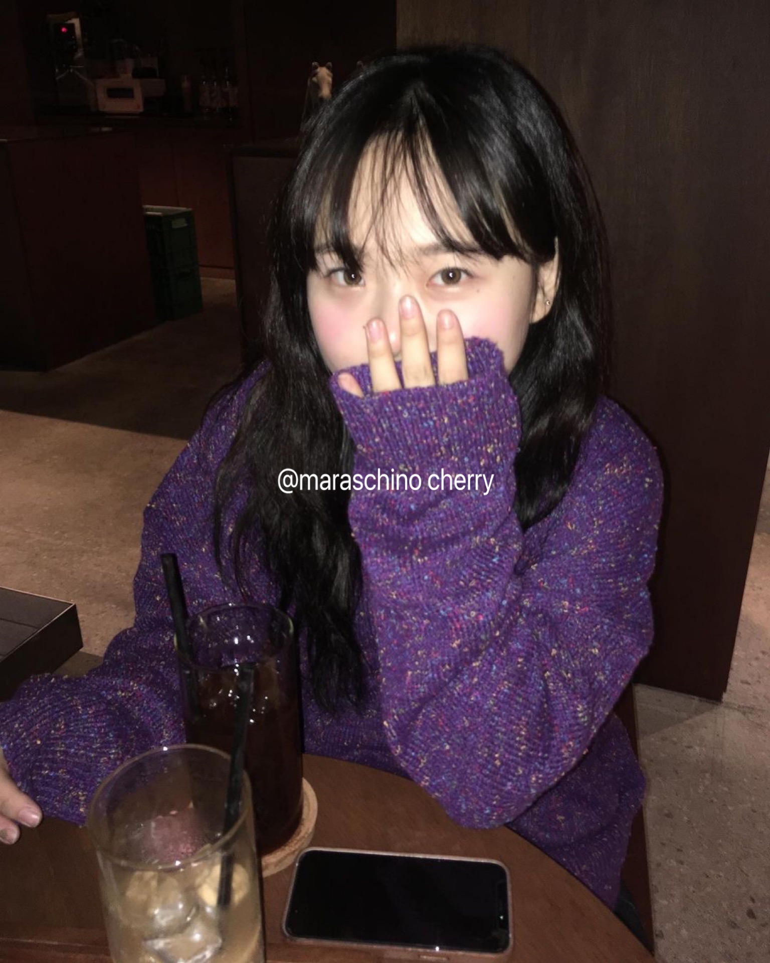 Unique Korean Style Rainbow Candy Dot Loose Knit Pullover Sweater in Grape Purple - Trendy Niche Fashion Statement Unique Korean Style Rainbow Candy Dot Loose Knit Pullover Sweater in Grape Purple - Trendy Niche Fashion Statement