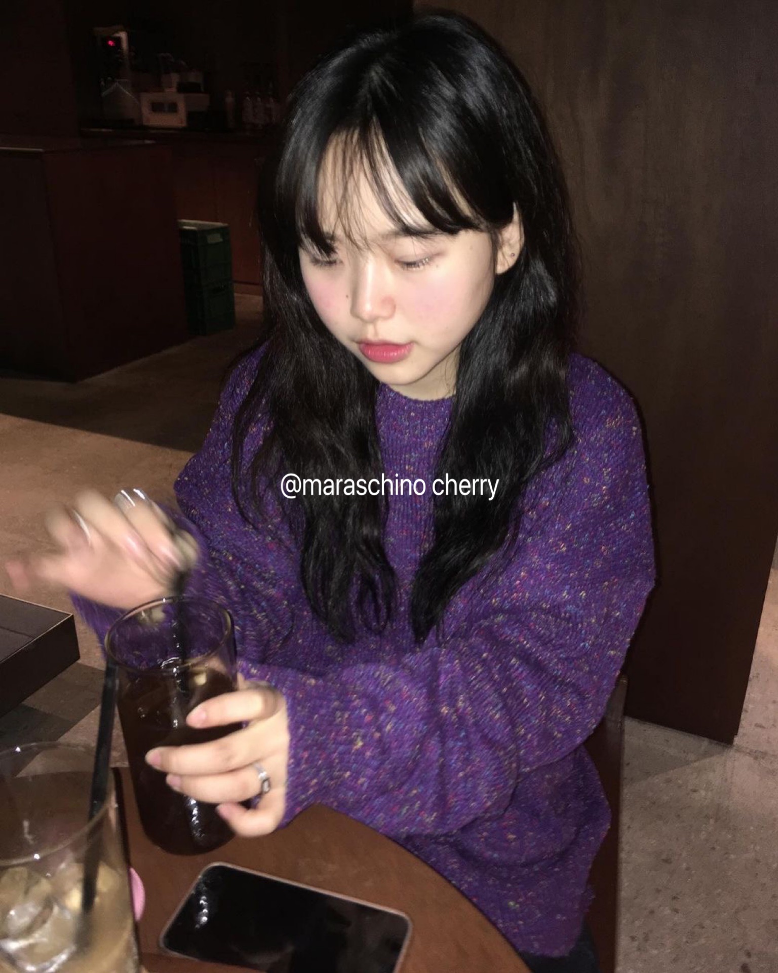 Unique Korean Style Rainbow Candy Dot Loose Knit Pullover Sweater in Grape Purple - Trendy Niche Fashion Statement Unique Korean Style Rainbow Candy Dot Loose Knit Pullover Sweater in Grape Purple - Trendy Niche Fashion Statement