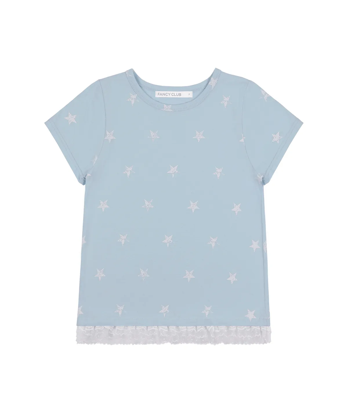 Unique Lace Layered Slimming Casual Short Sleeve T-Shirt - Versatile Street Style for a Sweet Age-Reducing Look