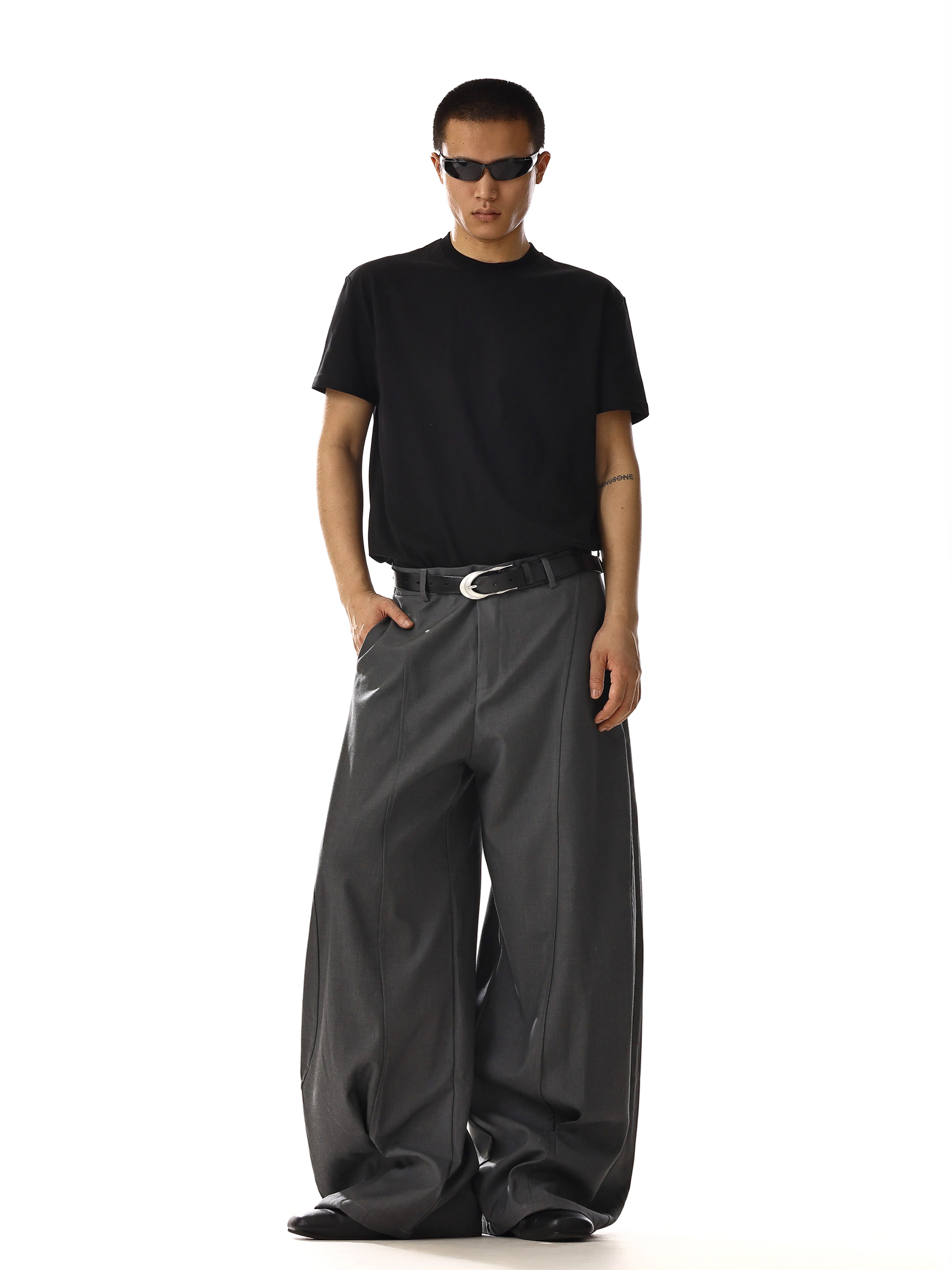 Unisex American Retro Deconstructed Casual Pants - Street Style Loose Wide-Leg Trousers for Versatile Commuting Unisex American Retro Deconstructed Casual Pants - Street Style Loose Wide-Leg Trousers for Versatile Commuting