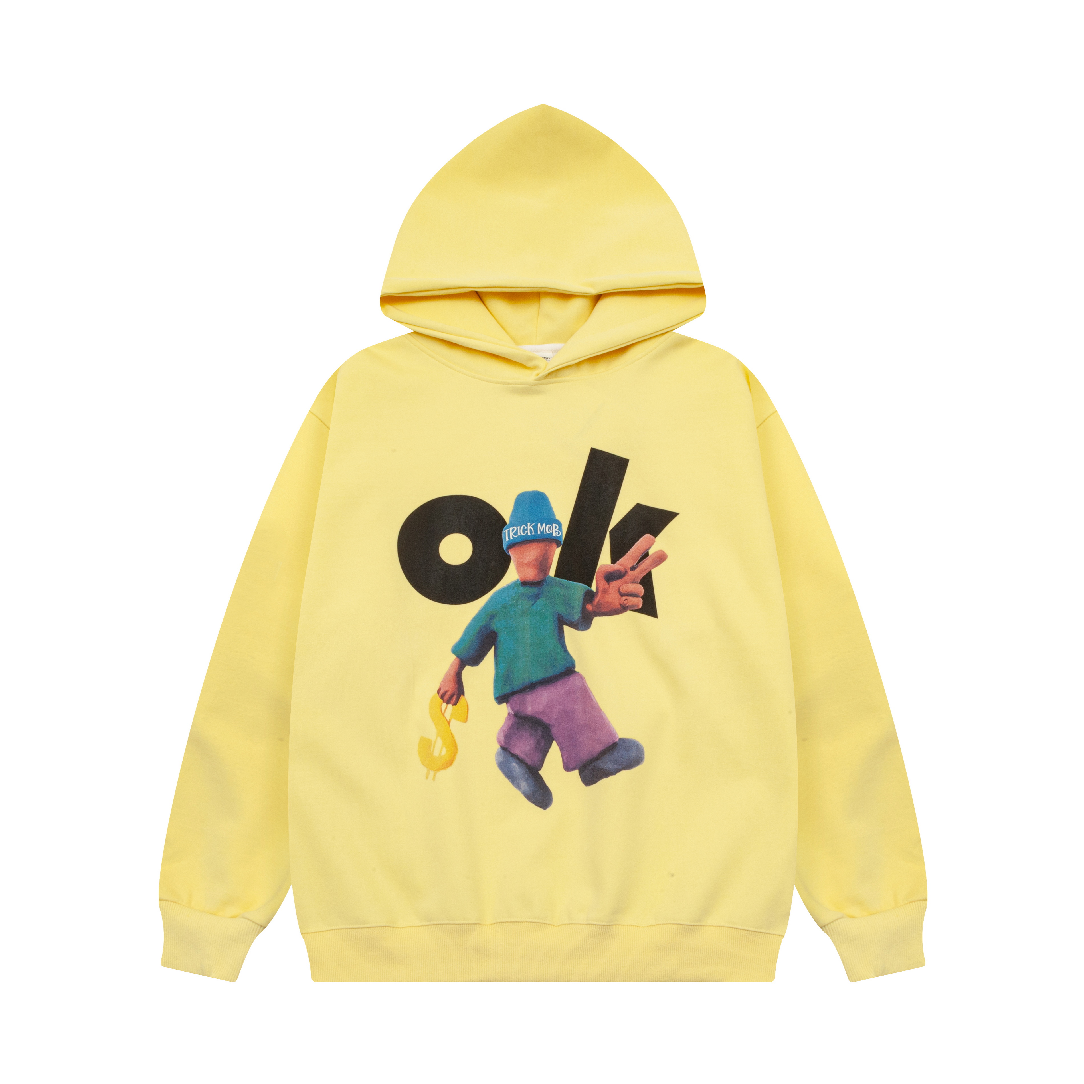 Unisex Retro Cartoon Hoodie with Fun Amoeba Print - Oversized Autumn Sweatshirt for Skateboard and Street Style Unisex Retro Cartoon Hoodie with Fun Amoeba Print - Oversized Autumn Sweatshirt for Skateboard and Street Style