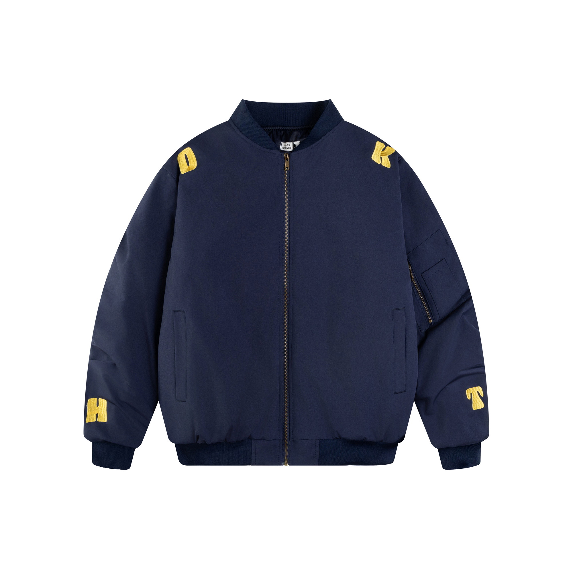 Unisex Retro Ethnic Patch Embroidery Flight Jacket - Thickened Cotton Winter Coat Unisex Retro Ethnic Patch Embroidery Flight Jacket - Thickened Cotton Winter Coat