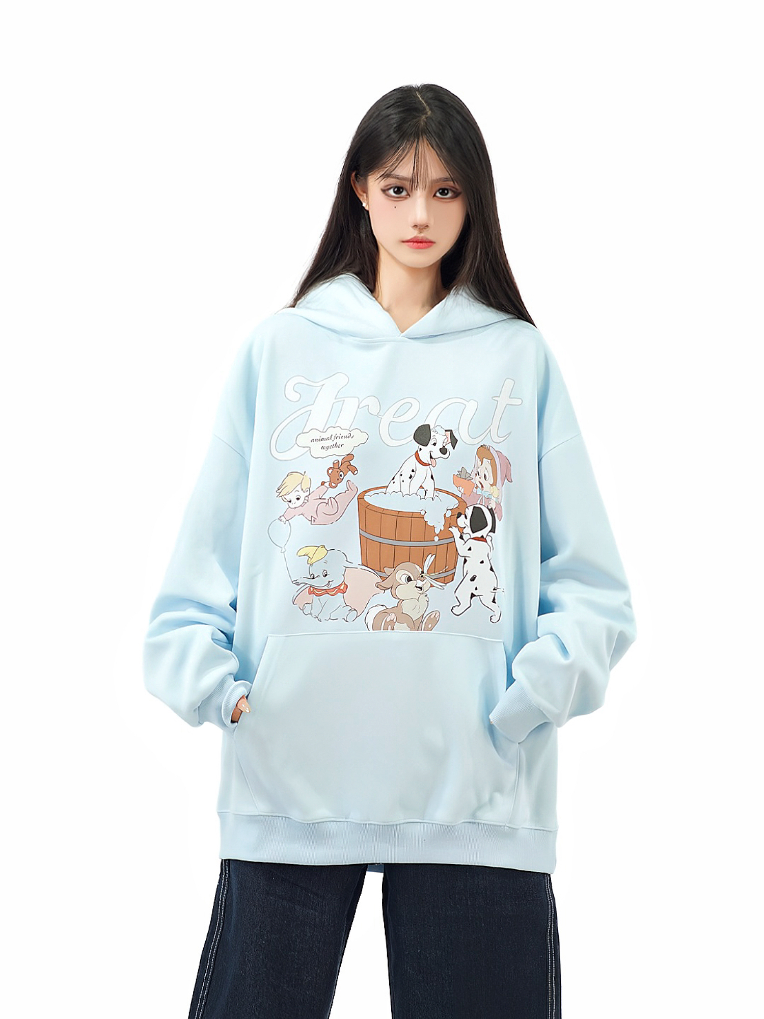 Unisex Retro Fun Printed Hoodie - Loose-Fitting Casual Sweatshirt for Autumn, 90s Inspired American Style Unisex Retro Fun Printed Hoodie - Loose-Fitting Casual Sweatshirt for Autumn, 90s Inspired American Style